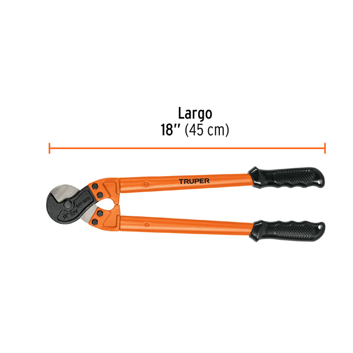 Cortador de 18' de cable y alambre, Truper 101098 COC-18