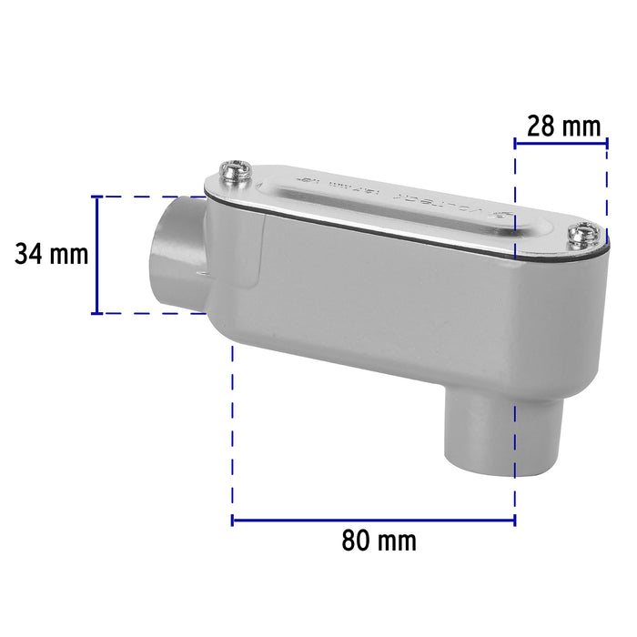 Condulet 1/2' conexión tipo LB, Volteck 46970