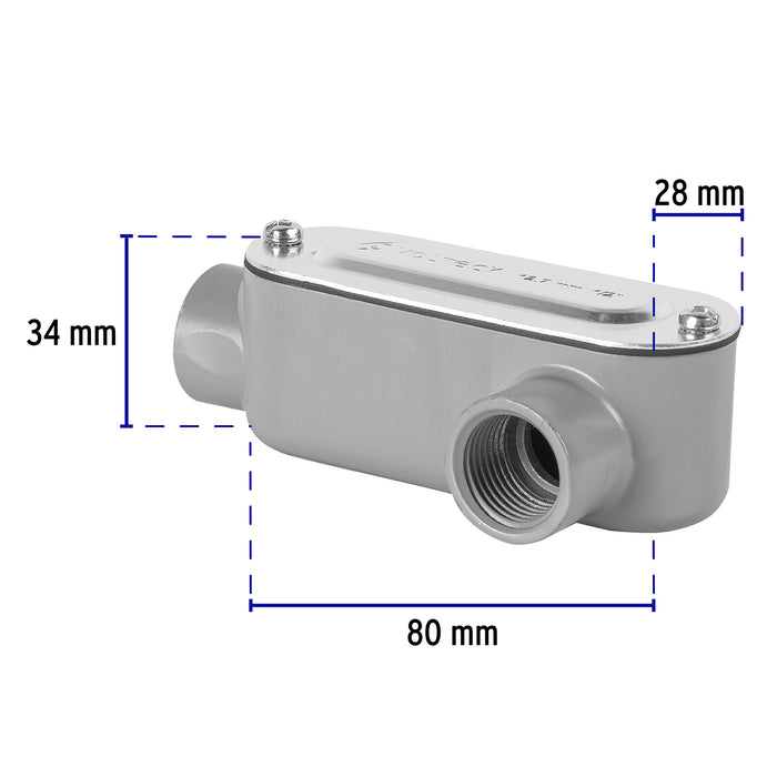 Condulet 1/2' conexión tipo LL, Volteck 46976