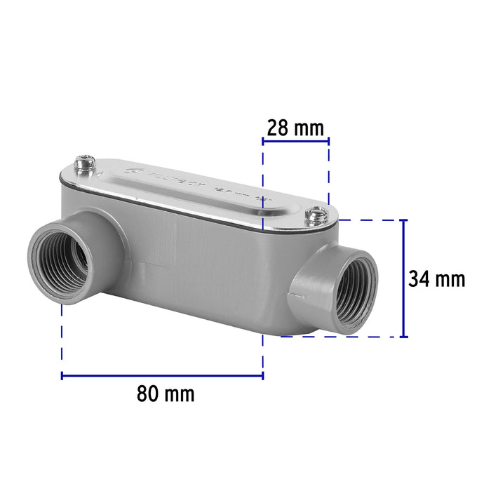 Condulet 1/2' conexión tipo LR, Volteck 46973