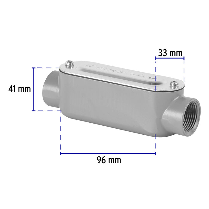 Condulet 3/4' conexión tipo C, Volteck 46983