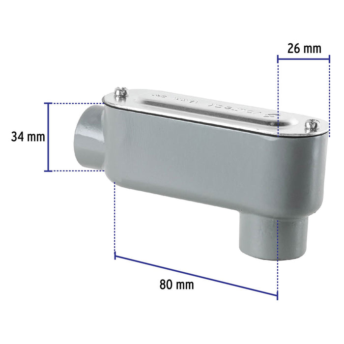 Condulet 3/4' conexión tipo LB, Volteck 46971