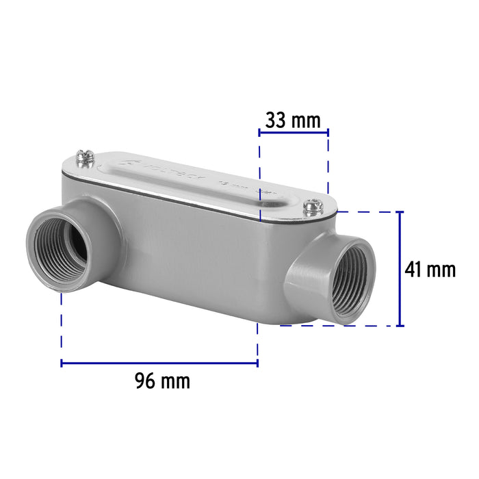 Condulet 3/4' conexión tipo LR, Volteck 46974