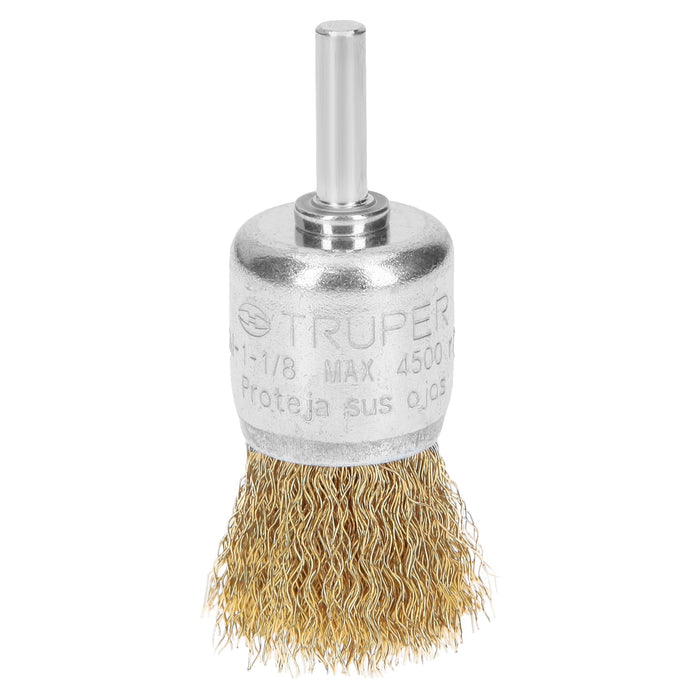 Carda de copa 1' alambre grueso para taladro, Truper 11595 COM-1