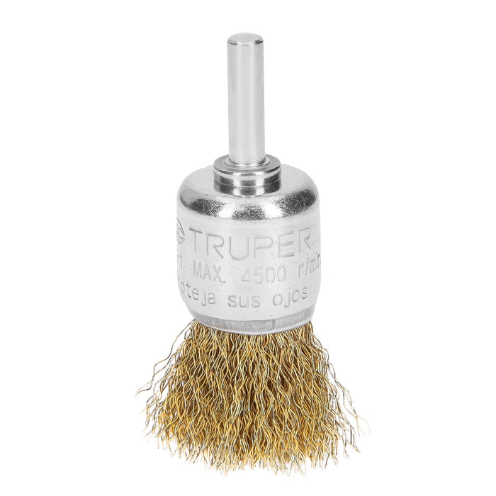 Carda de copa 1' alambre grueso para taladro, Truper 11595 COM-1