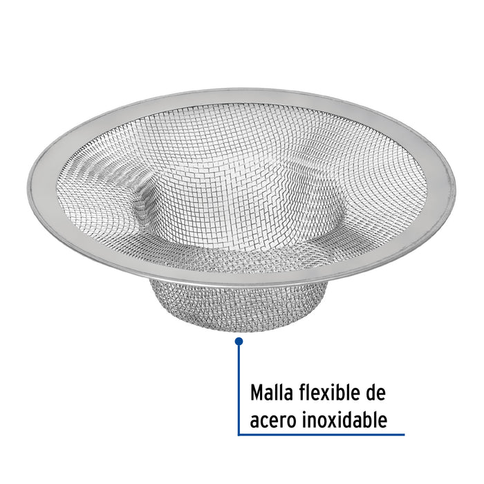 Canastilla malla 3/4' inox para fregadero, Foset 45304