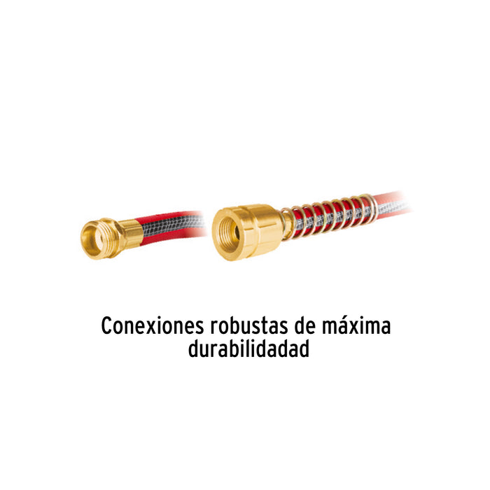 Combo manguera MAN-20X1/2X y pistola de riego PR-208, Truper 10864 COMBO-200