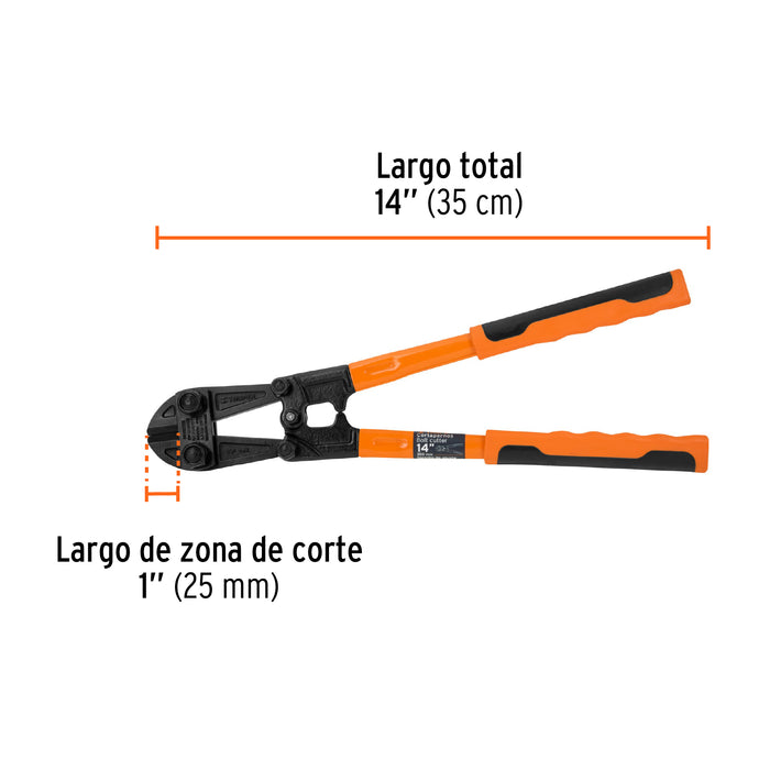 Cortapernos profesional de 14', Truper 12831 CP-14X