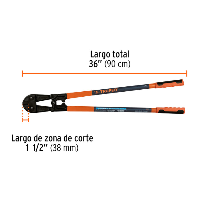 Cortapernos profesional de 36', Truper 12835 CP-36X
