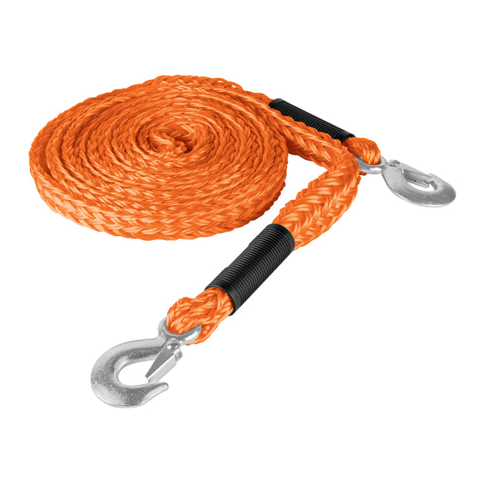 Cuerda con ganchos para remolque, 27 mm x 4.5 m, Truper Código: 18346