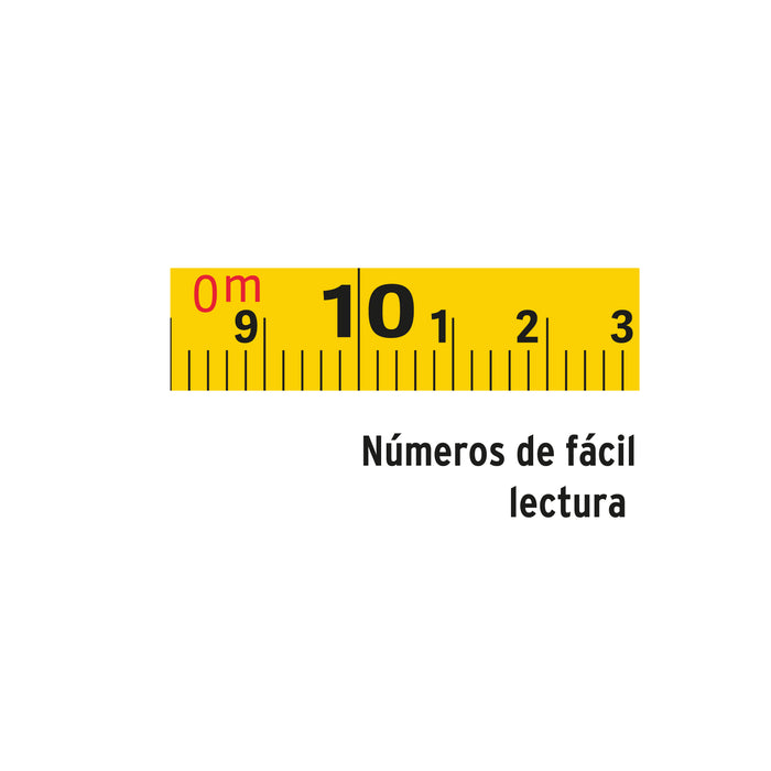 Cinta larga 30 m metálica, tipo cruceta, Truper 12648 CRUCE-30