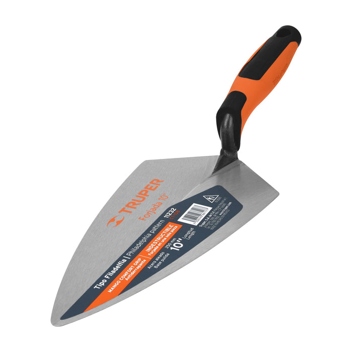 Cuchara p/ albañil 10' forjada tipo Filadelfia, Comfort Grip 11232 CT-10B