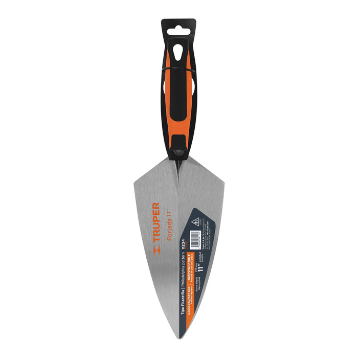 Cuchara p/ albañil 11' forjada tipo Filadelfia, Comfort Grip 11234 CT-11B