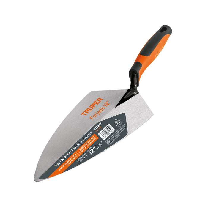 Cuchara p/ albañil 12' forjada tipo Filadelfia, Comfort Grip 102617 CT-12B