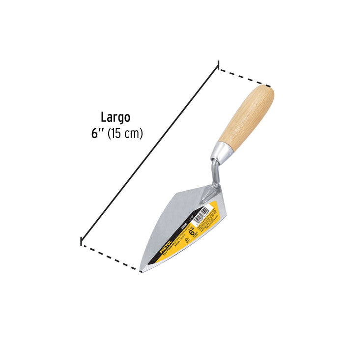 Cuchara para albañil 6' tipo Filadelfia, Pretul 21050 CT-6P