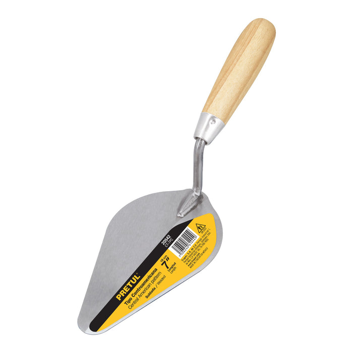 Cuchara para albañil 7' tipo centroamericana, Pretul 20542 CT-7PC