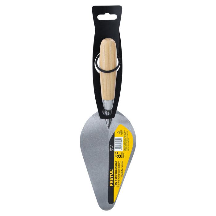 Cuchara para albañil 8' tipo centroamericana, Pretul 20543 CT-8PC