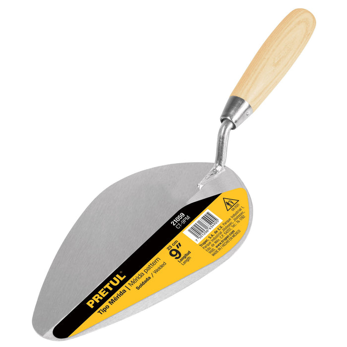 Cuchara para albañil 9' tipo Filadelfia, Pretul 21053 CT-9P
