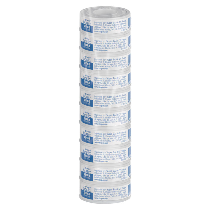 Cinta sella roscas 1/2' x 7 m, uso general, Foset Basic 48463