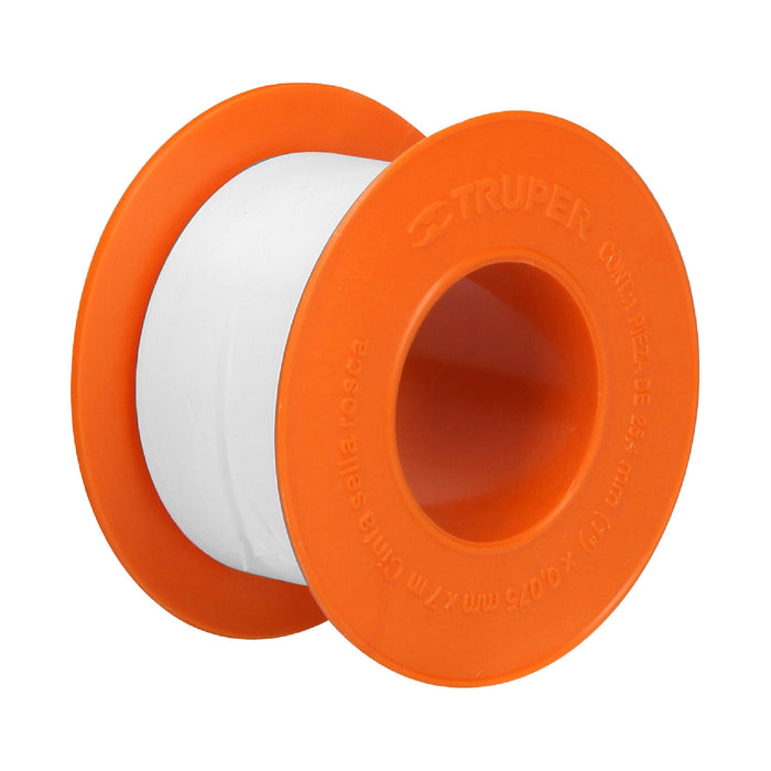 Cinta sella roscas 1' X 7 m de largo, uso general, Truper 12511 CTF-1