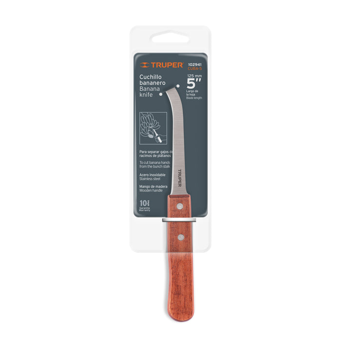 Cuchillo bananero 5', Truper 102941 CUBA-5