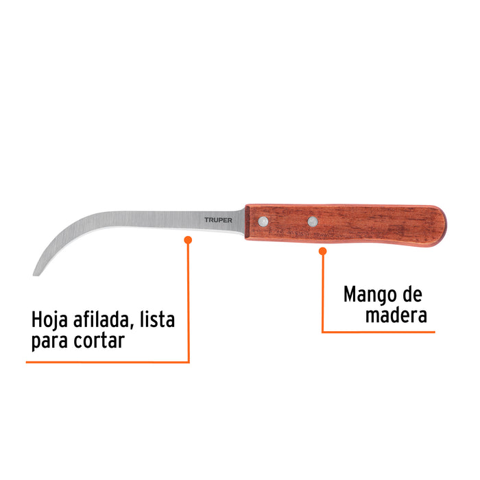 Cuchillo bananero 5', Truper 102941 CUBA-5