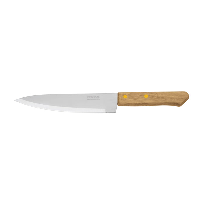 Cuchillo de chef 7' mango de madera, Pretul 23081 CUCH-M71