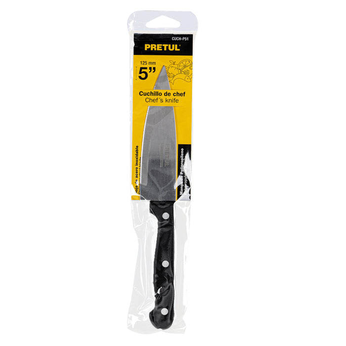 Cuchillo de chef 5' mango de polipropileno, Pretul 23088