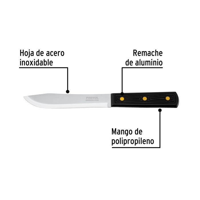 Cuchillo cebollero 6' mango de polipropileno, Pretul 23085 CUCH-P60