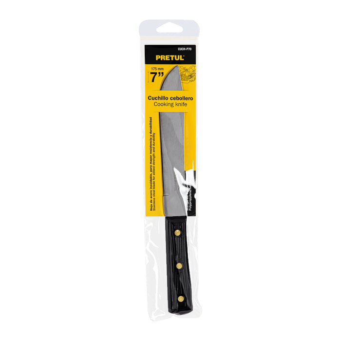 Cuchillo cebollero 7' mango de polipropileno, Pretul 23086