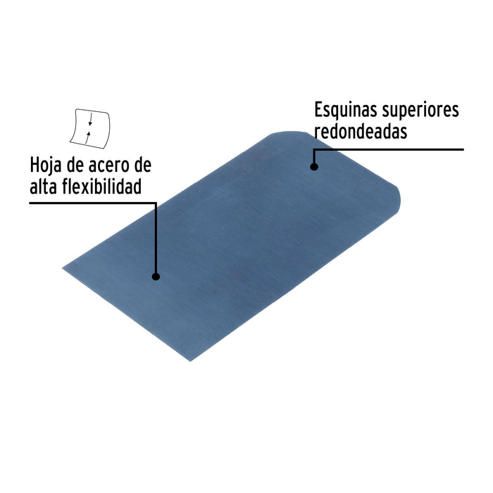 Cuña de 4' x 3' sin mango, bolsa con 20 piezas, Pretul 21640