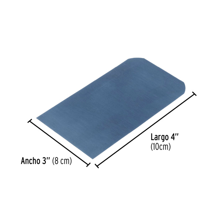 Cuña de 4' x 3' sin mango, bolsa con 20 piezas, Pretul 21640