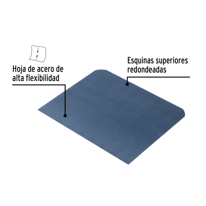 Cuña de 4' x 5' sin mango, bolsa con 20 piezas, Pretul 21641