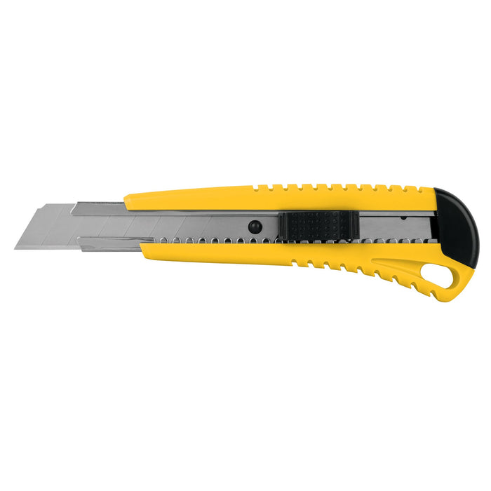 Cutter 18 mm plástico con alma metálica, Pretul 22396 CUT-6P