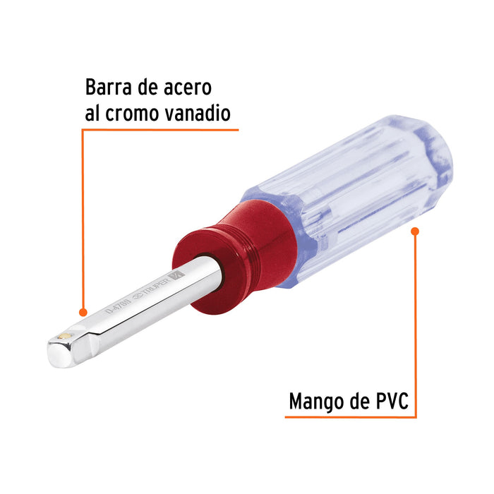 Desarmador de 7' para dados cuadro 1/4', Truper 13221 D-4769