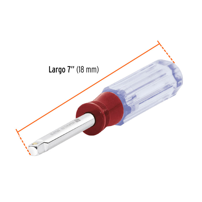 Desarmador de 7' para dados cuadro 1/4', Truper 13221 D-4769