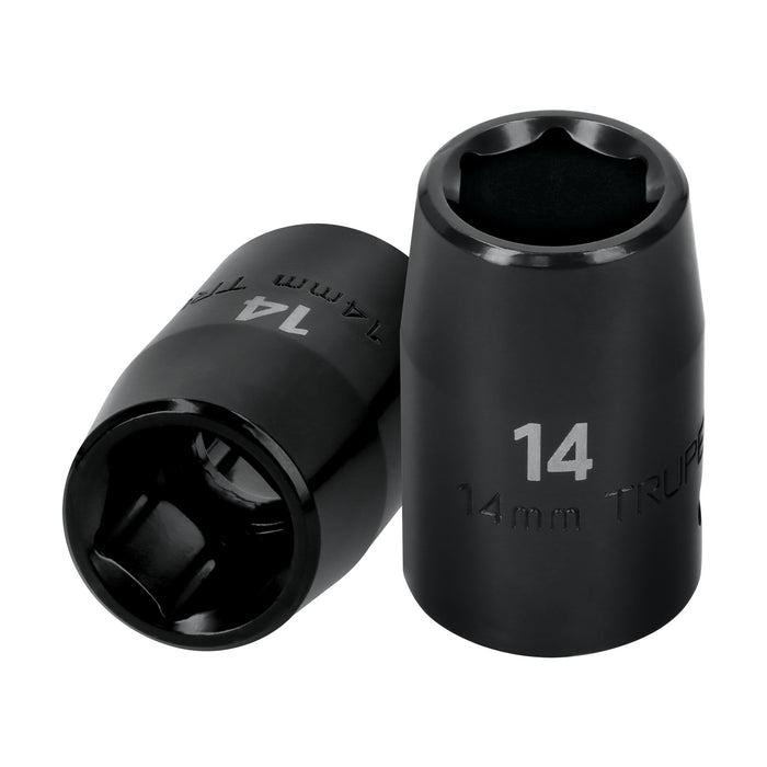 Dado cuadro 1/2' de impacto 6 puntas de 14 mm, Truper 12414 D-7414-M