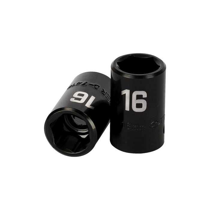 Dado cuadro 1/2' de impacto 6 puntas de 16 mm, Truper 12416 D-7416-M