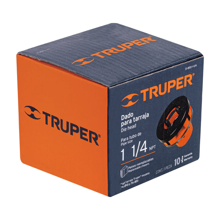Dado 1' para tarrajas TA-850 y TA-851, Truper 13078 D-850-1