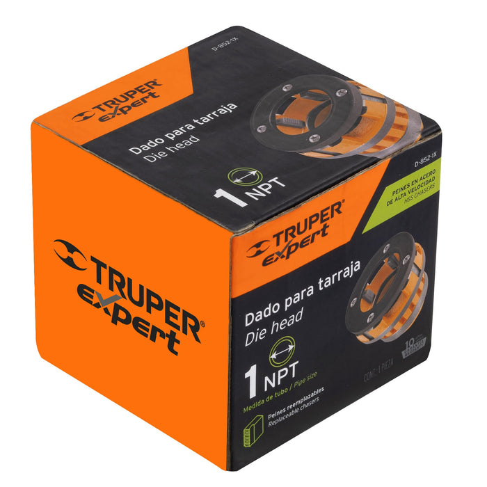 Dado de 1' para tarrajas T-852X, Truper Expert 14391 D-852-1X