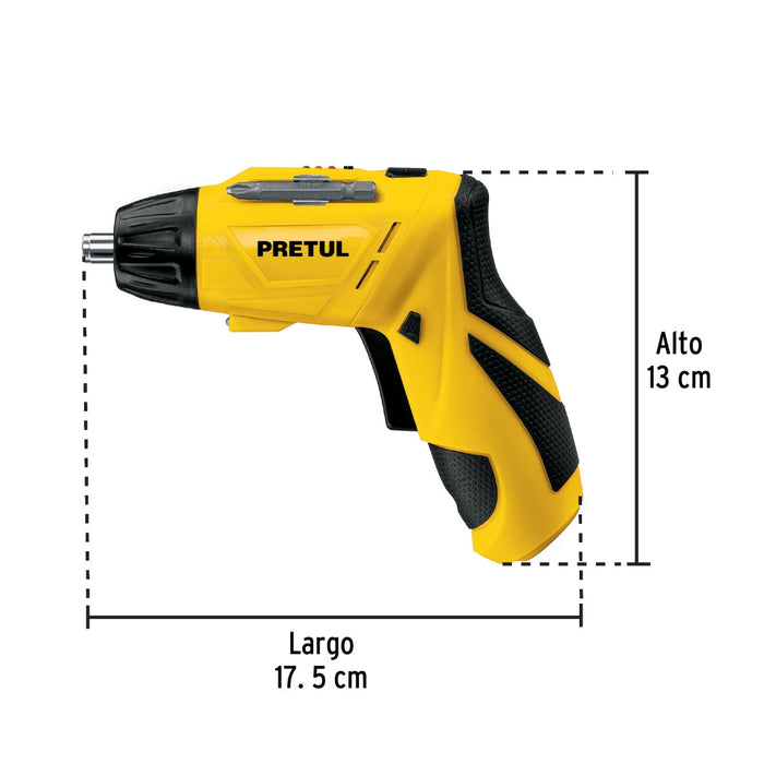 Destornillador inalámbrico 3.6 V, Truper 17033 DESI-36