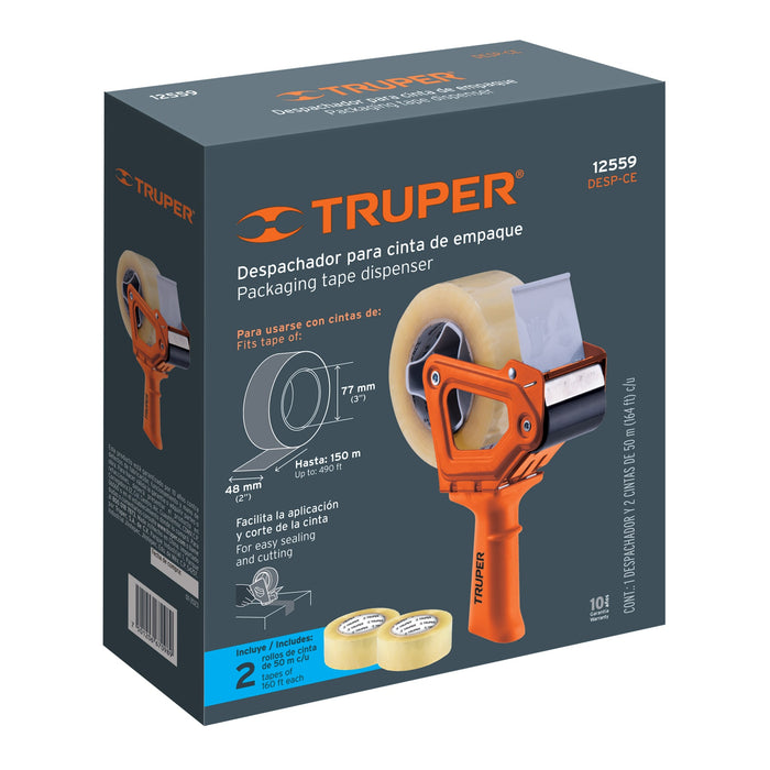 Despachador de cinta empaque, Truper 12559 DESP-CE