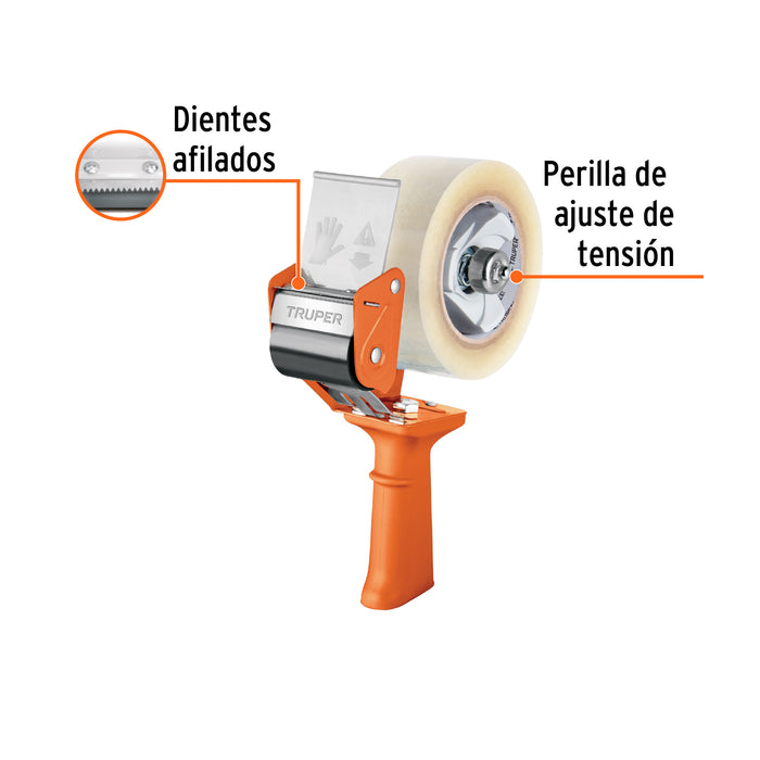 Despachador de cinta empaque, Truper 12559 DESP-CE
