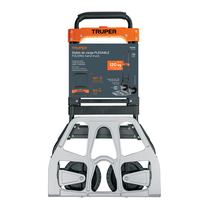 Diablo de carga, plegable, 120 kg, Truper 103198 DIA-120