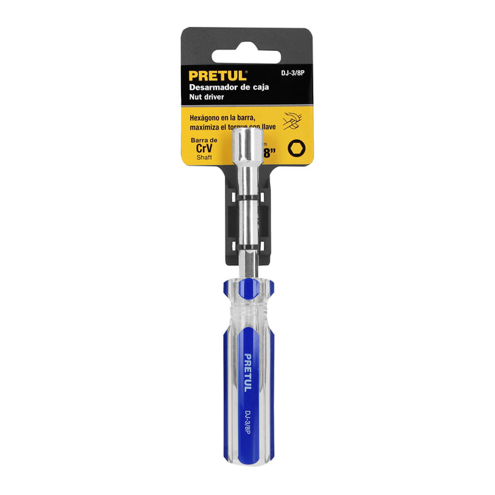 Desarmador de caja 3/8' mango de PVC, Pretul Código: 29991