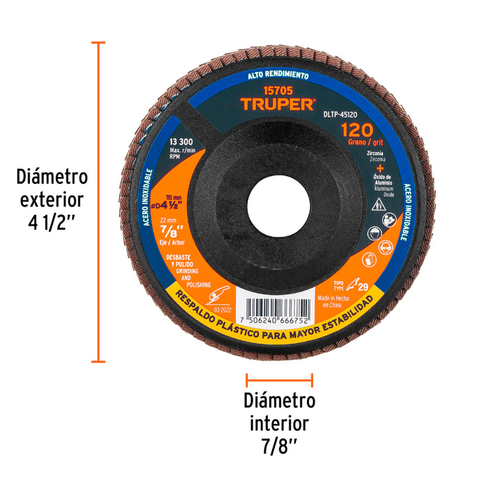 Talacho-pico 4 lb sin mango, Truper 102505 TP-4