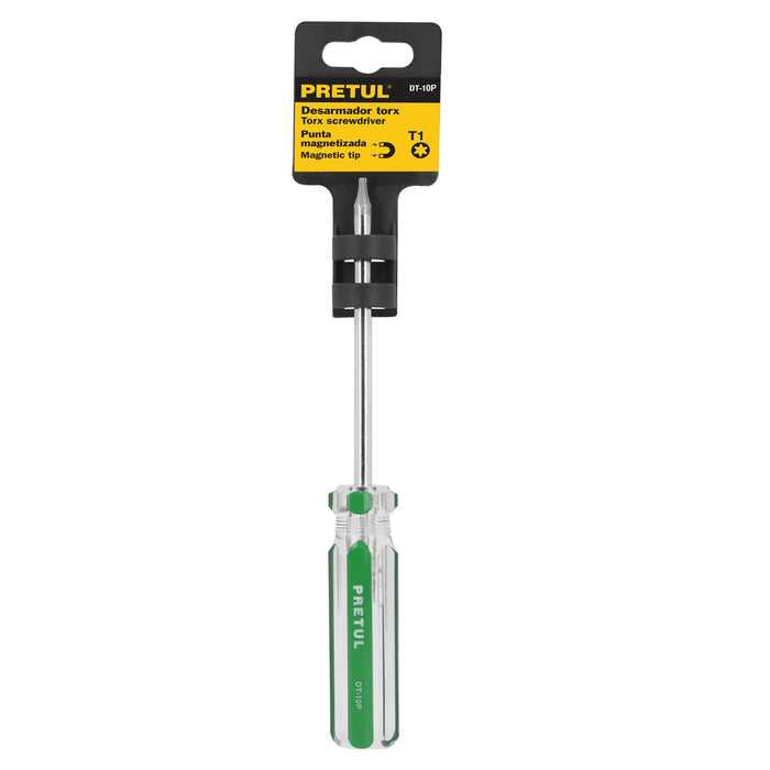 Desarmador punta Torx T 10 mango de PVC, Pretul 29982 DT-10P