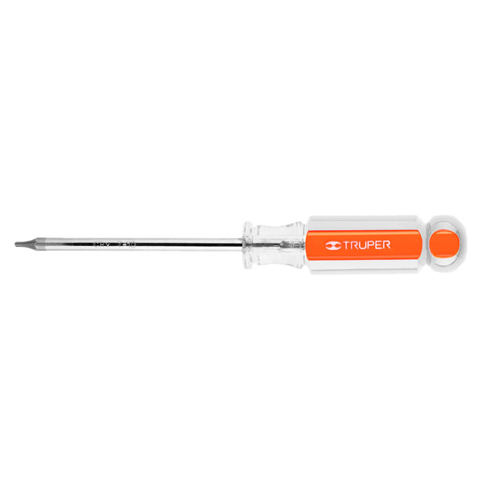 Desarmador punta Torx T 10 mango de acetato, Truper 15101 DT-10