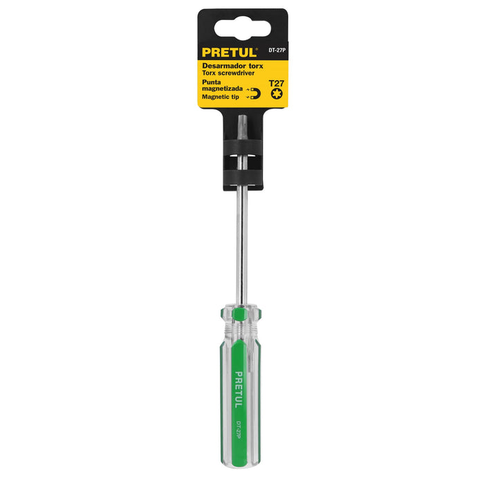Desarmador punta Torx T 27 mango de PVC, Pretul 29986 DT-27P