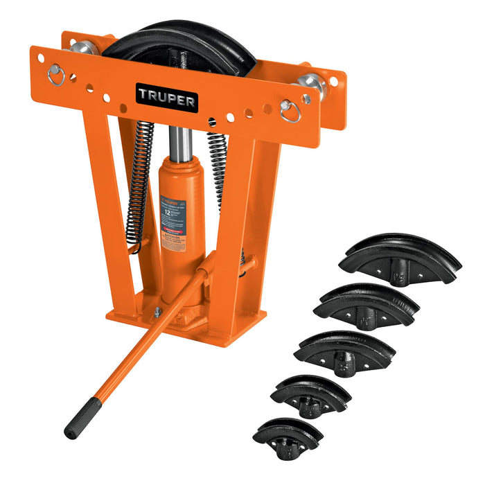 Doblador hidráulico para tubo, 12 ton, Truper 12883 DTH-12